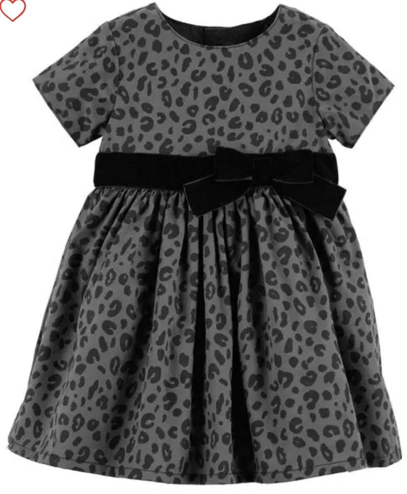 Carter's Cheetah Print Dress (Siza 24M)